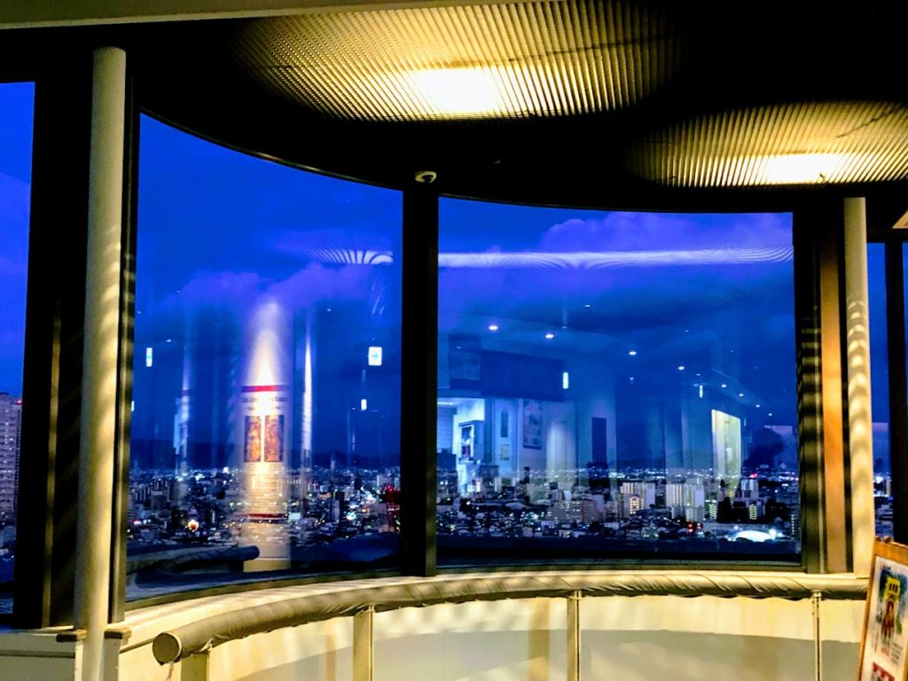大阪堺市役所展望台から眺める夜景