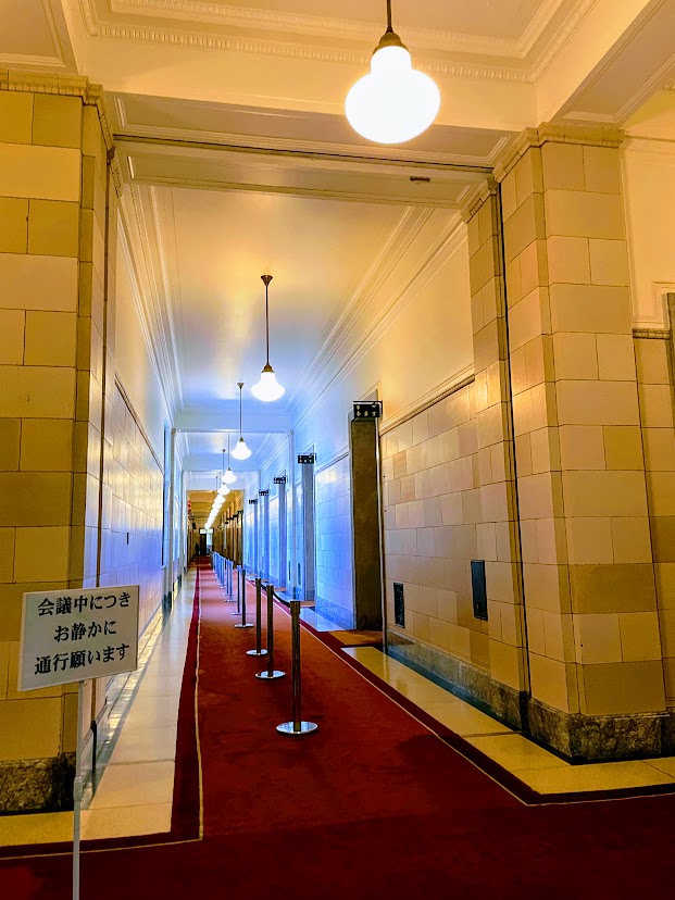 国会議事堂の廊下