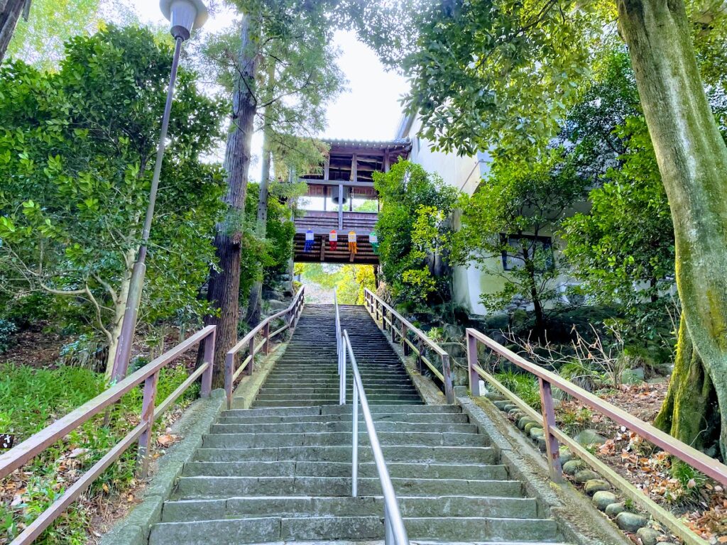 高崎 少林山達磨寺の階段