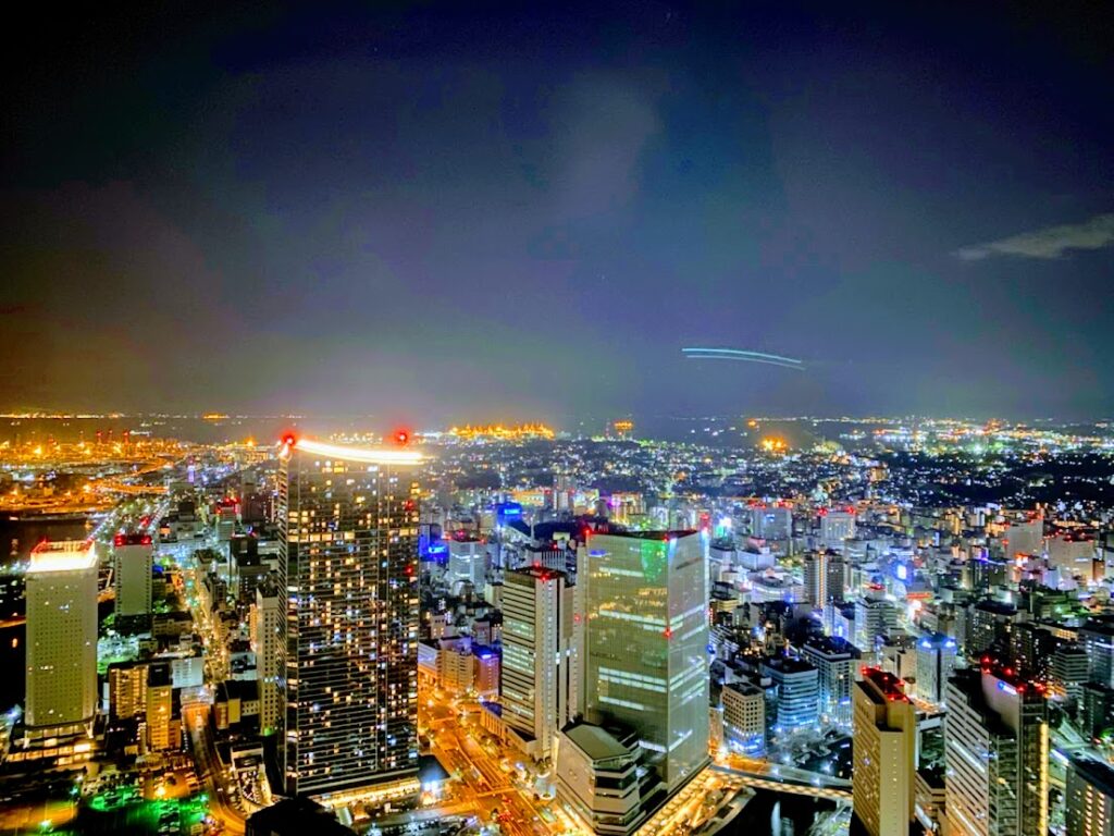 横浜ロイヤルパークホテル シティビューの夜景