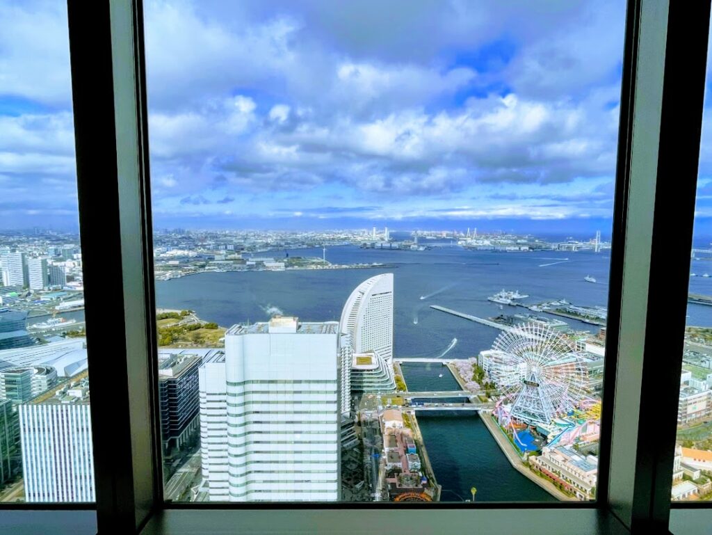 横浜ロイヤルパークホテル　客室からの眺望