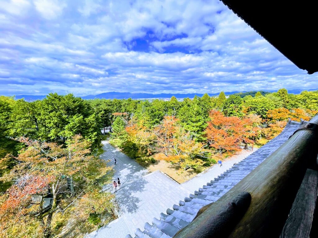 南禅寺　山門からの眺め