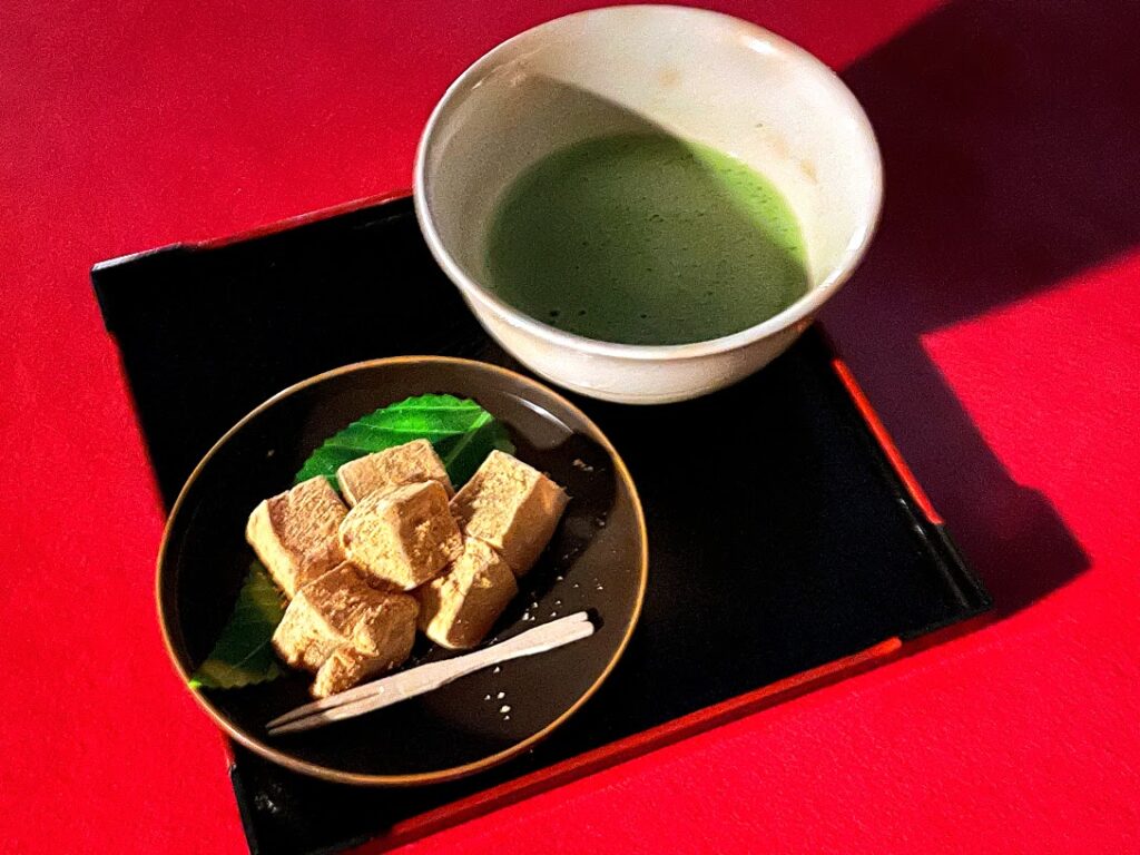 東寺の茶屋のわらび餅