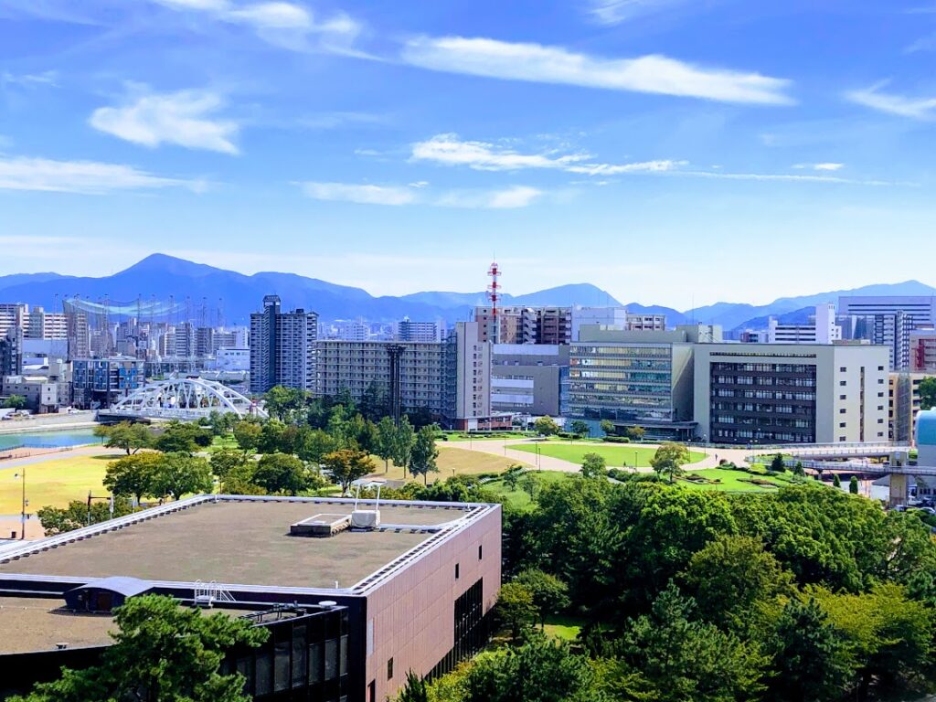 小倉城からの眺望